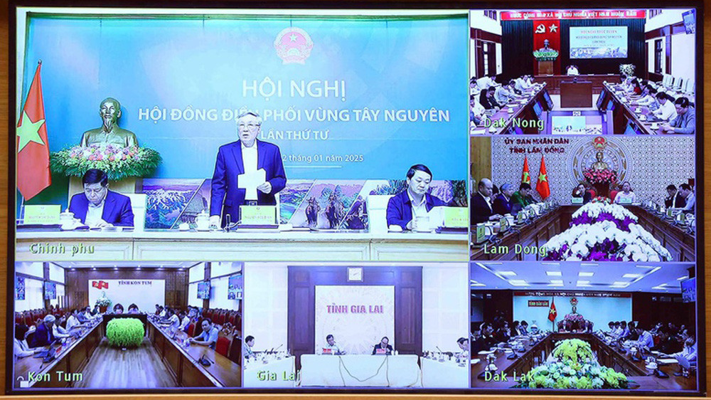 Lãnh đạo các địa phương tham dự trực tuyến Hội nghị
