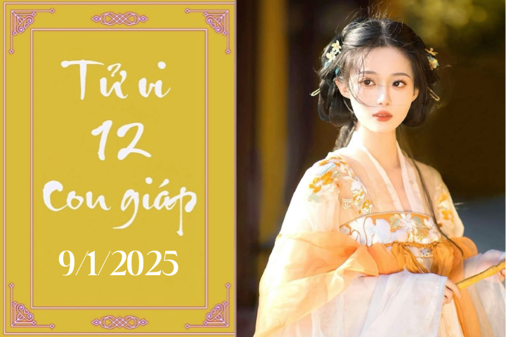 Tử vi thứ 5 của 12 con giáp hôm nay ngày 9/1/2025: Tỵ chậm trễ, Ngọ nóng vội 