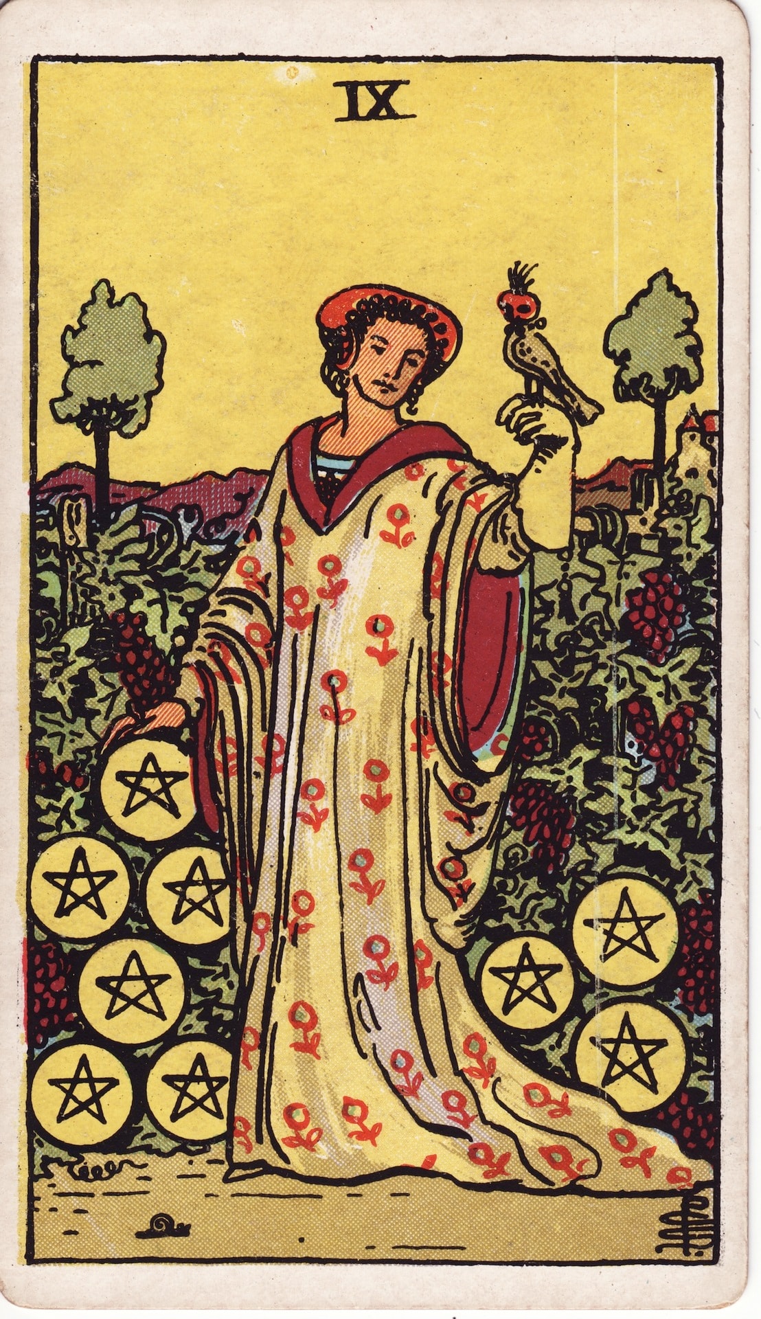 Nine of Coins - Wikipedia