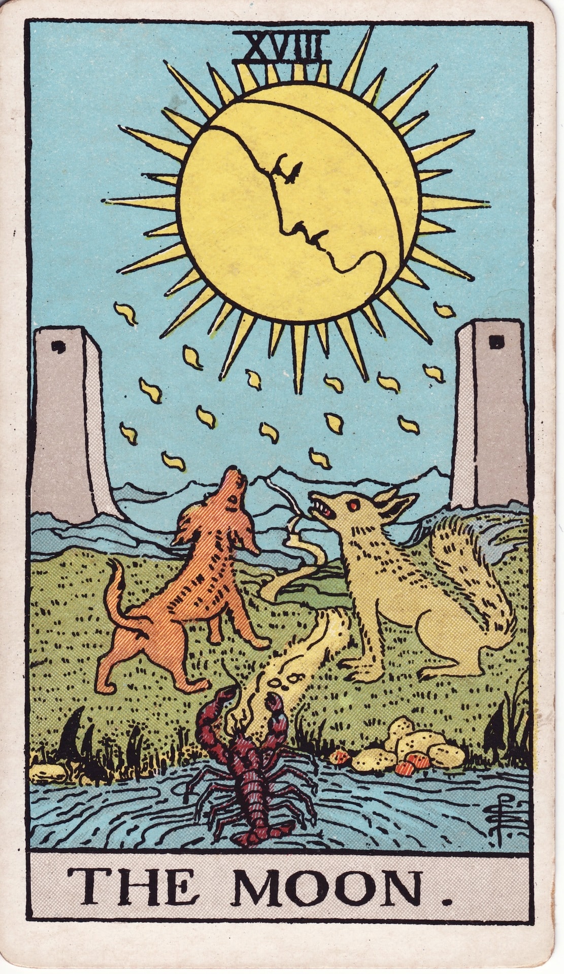 The Moon (tarot card) - Wikipedia