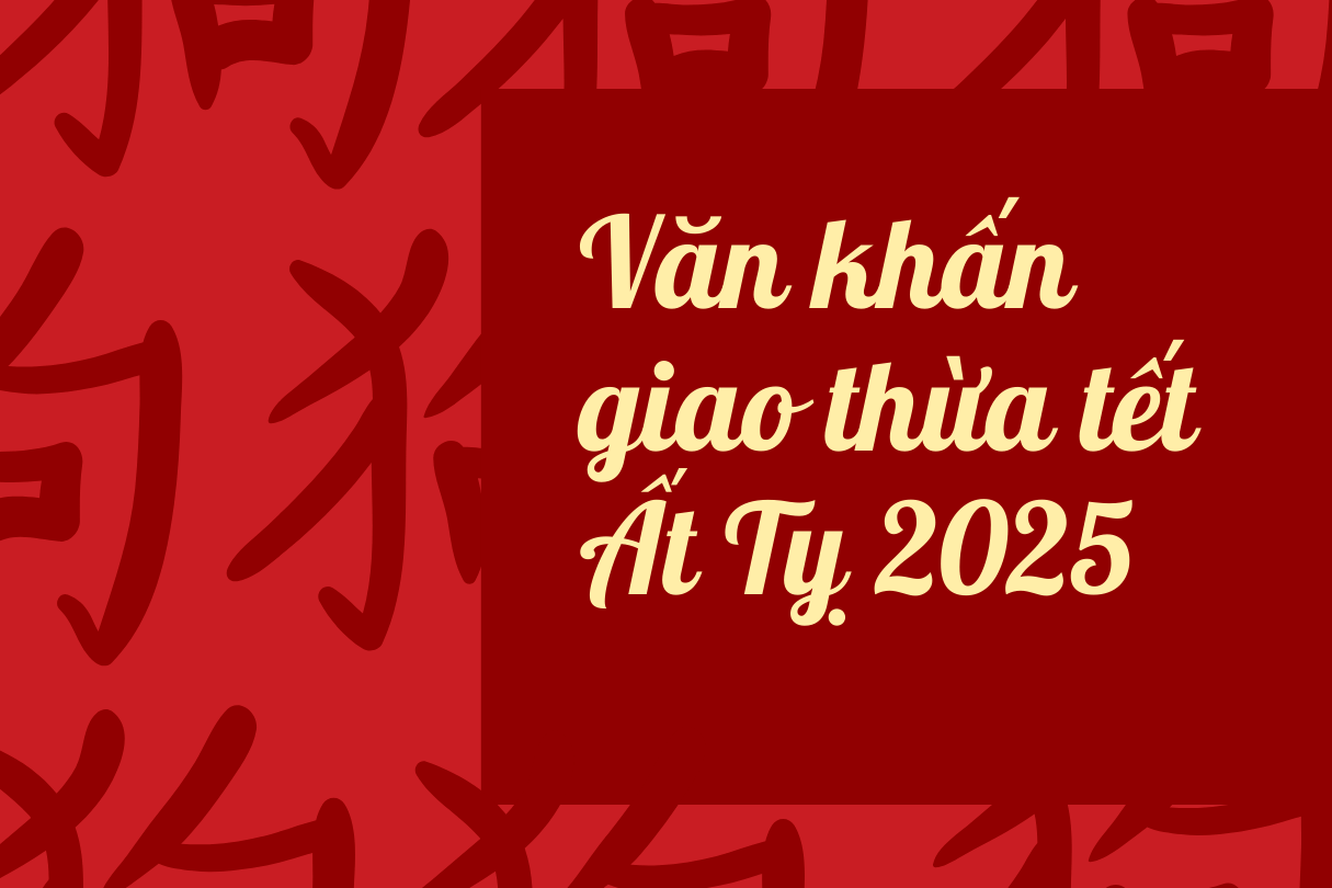 Văn khấn giao thừa tết Ất Tỵ 2025 trong nhà, ngoài trời