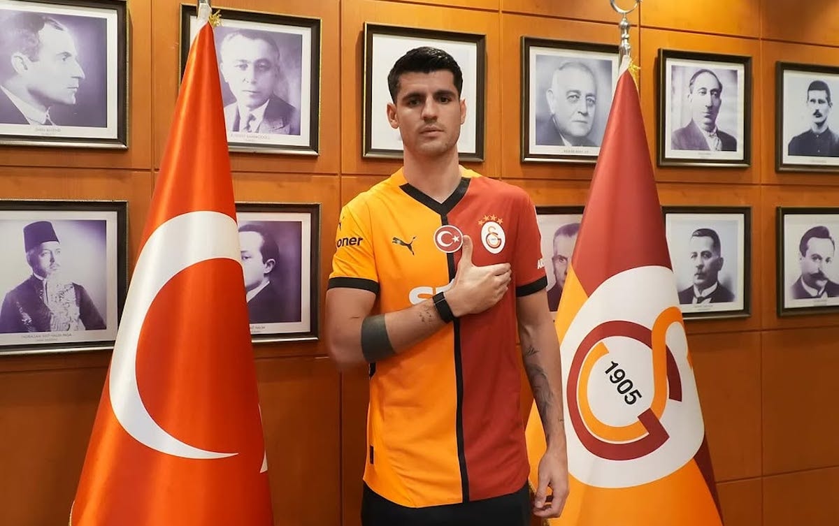 Official: Alvaro Morata joins Galatasaray on loan with option to buy deal