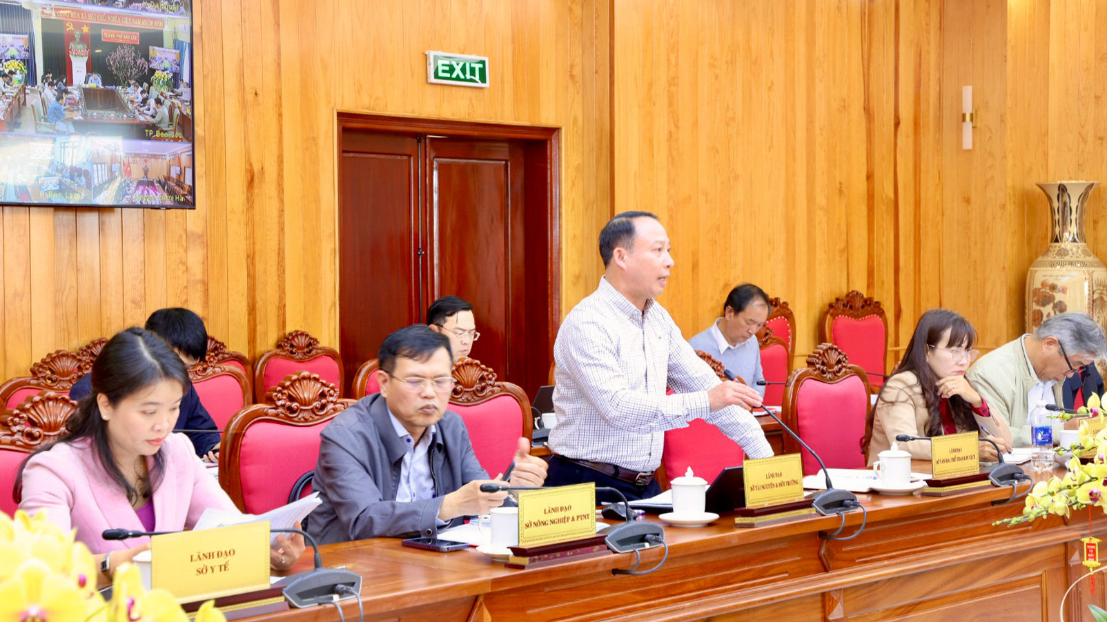 Quyền Giám đốc Sở Tài nguyên và Môi trường Nguyễn Văn Trãi đề nghị các địa phương quan tâm đến quy hoạch sử dụng đất tích hợp vào quy hoạch tỉnh và điều chỉnh quy hoạch 2026 - 2030