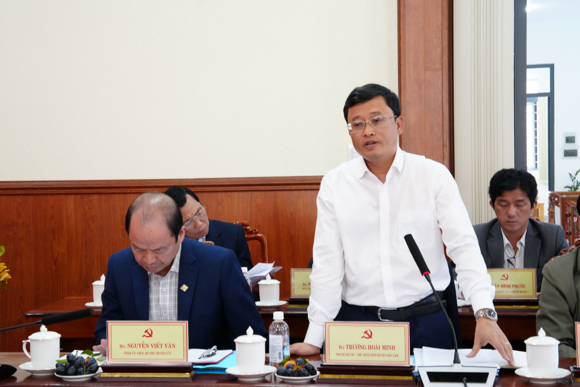 Chủ tịch UBND huyện Trương Hoài Minh