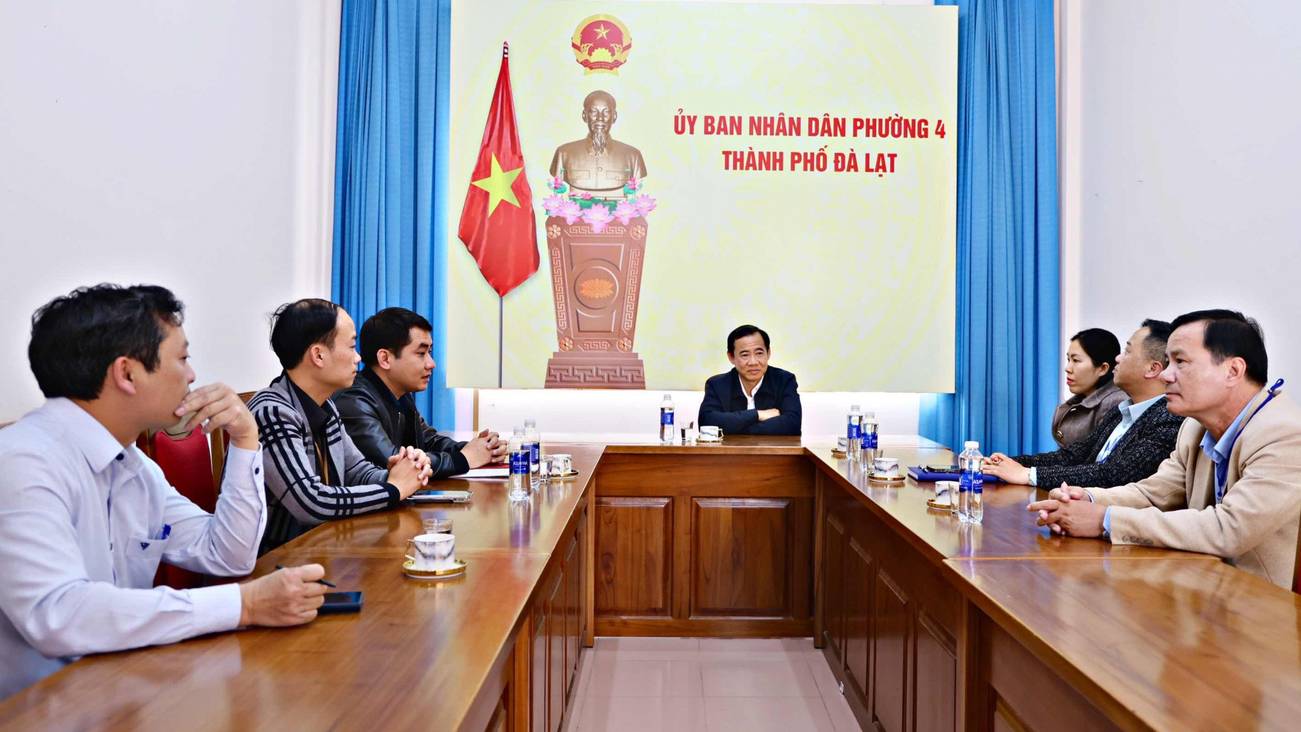  Quyền Bí thư Tỉnh uỷ Lâm Đồng làm việc với Đảng uỷ Phường 4, TP Đà Lạt