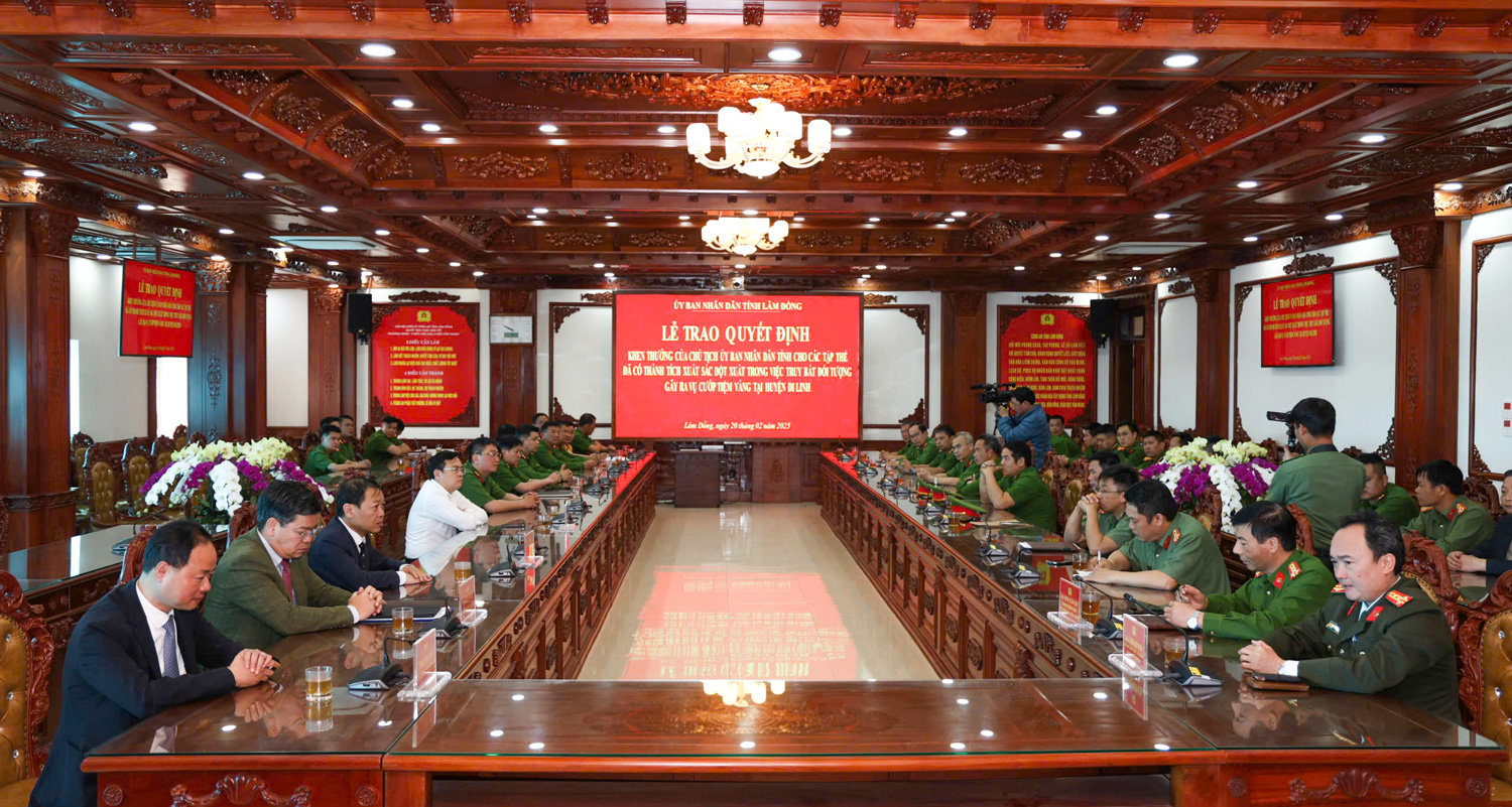 Quang cảnh buổi lễ