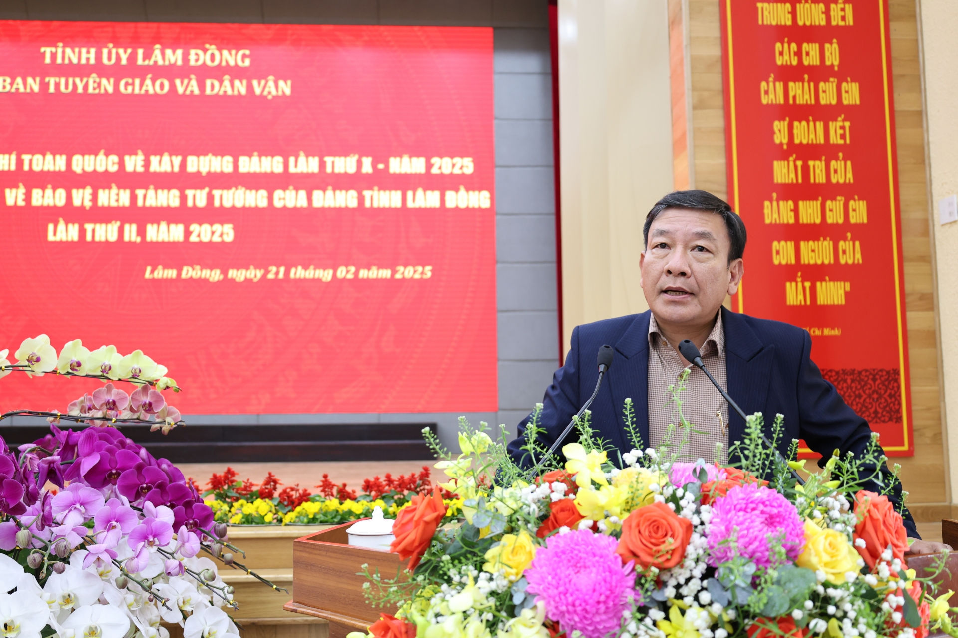 Bùi Thắng Phó Bí thư Tỉnh ủy Phát biểu chỉ đạo 