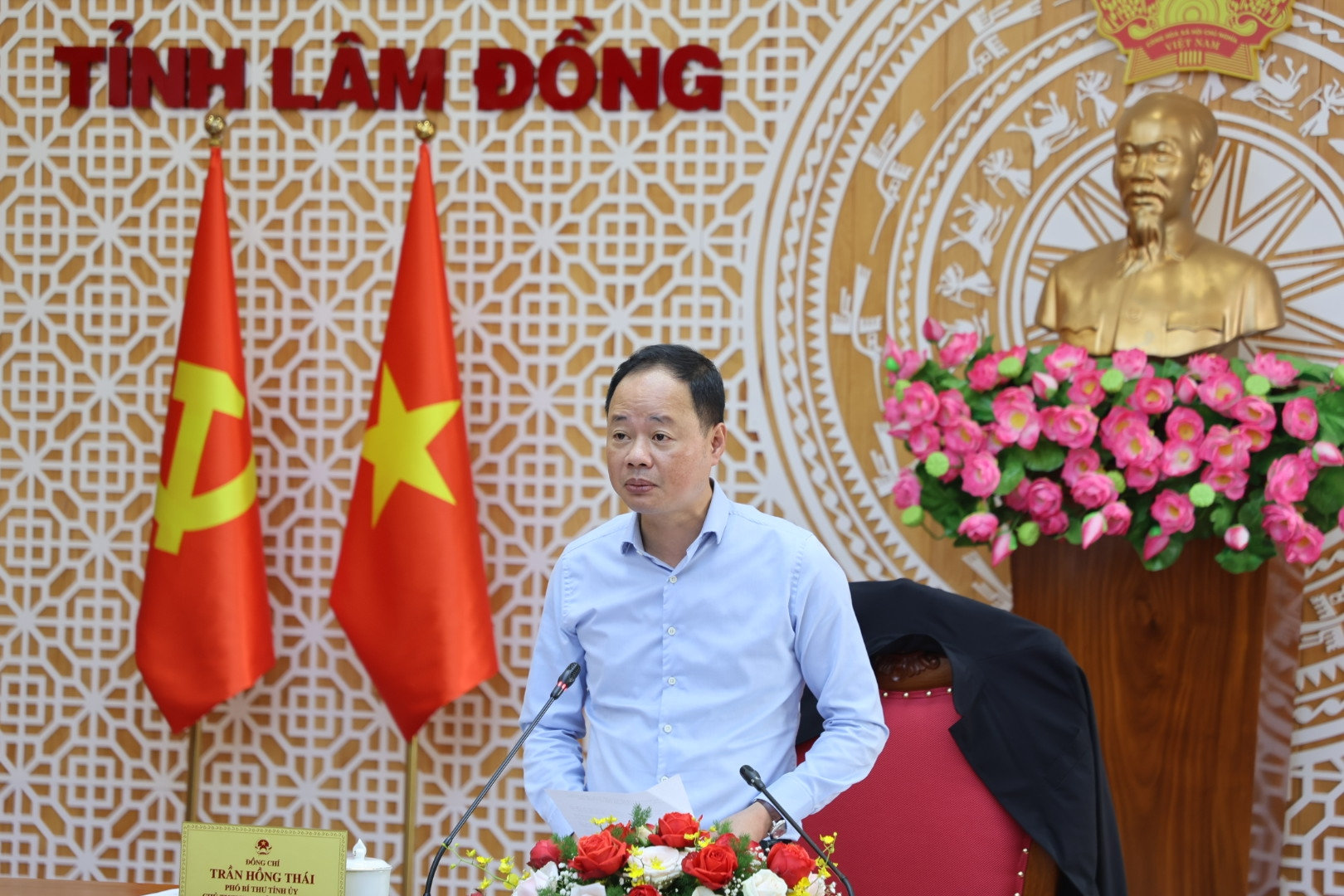Chủ tịch UBND tỉnh Trần Hồng Thái kết luận Hội nghị