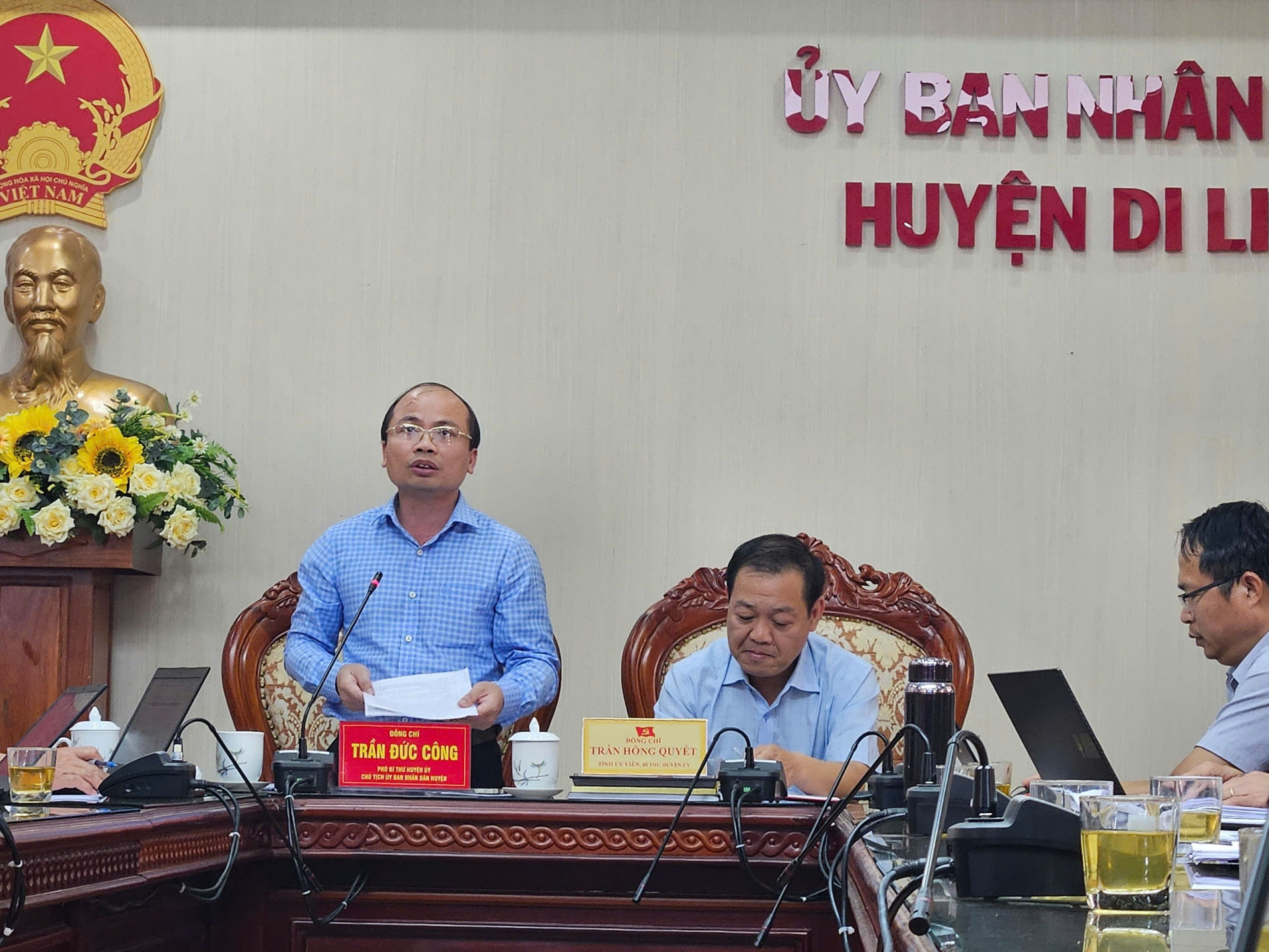 Lãnh đạo các địa phương báo cáo tình hình, xác định tâm thế sáp nhập..