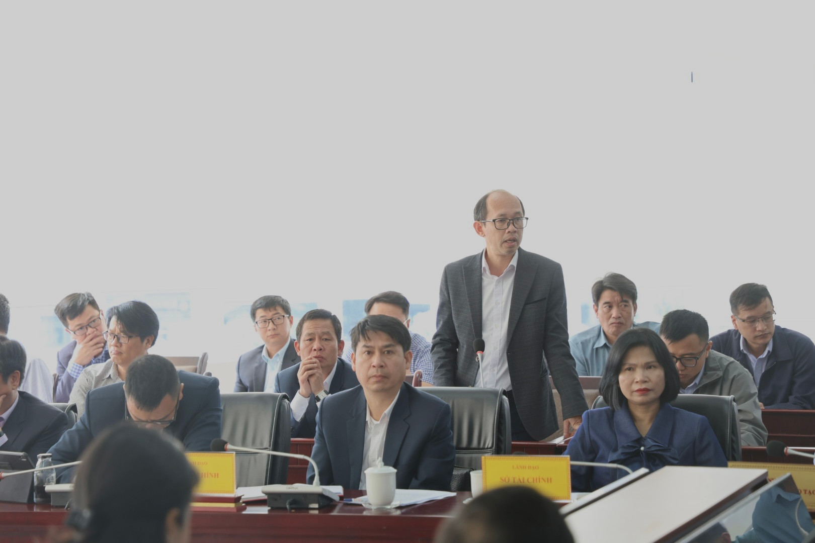 Ông Trần Minh Thuận - Trưởng Phòng Ngân sách (Sở Tài chính), đề xuất thúc đẩy giải ngân vốn đầu tư công để cải thiện nguồn thu ngân sách...
