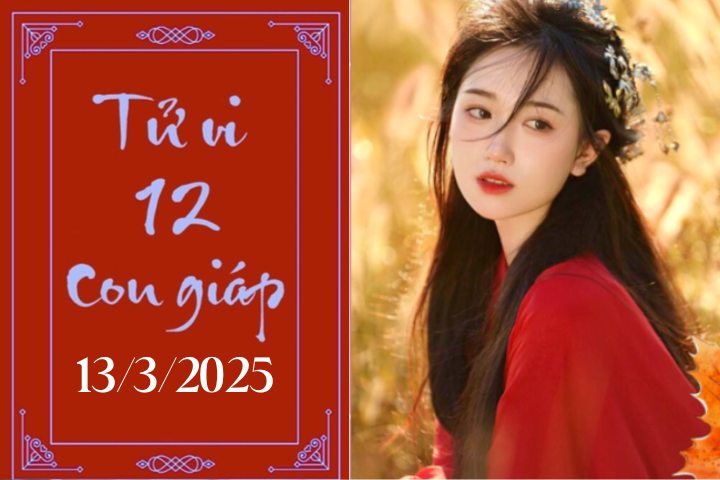 Tử vi 12 con giáp hôm nay ngày 13/3/2025: Thìn nóng vội, Thân chậm trễ