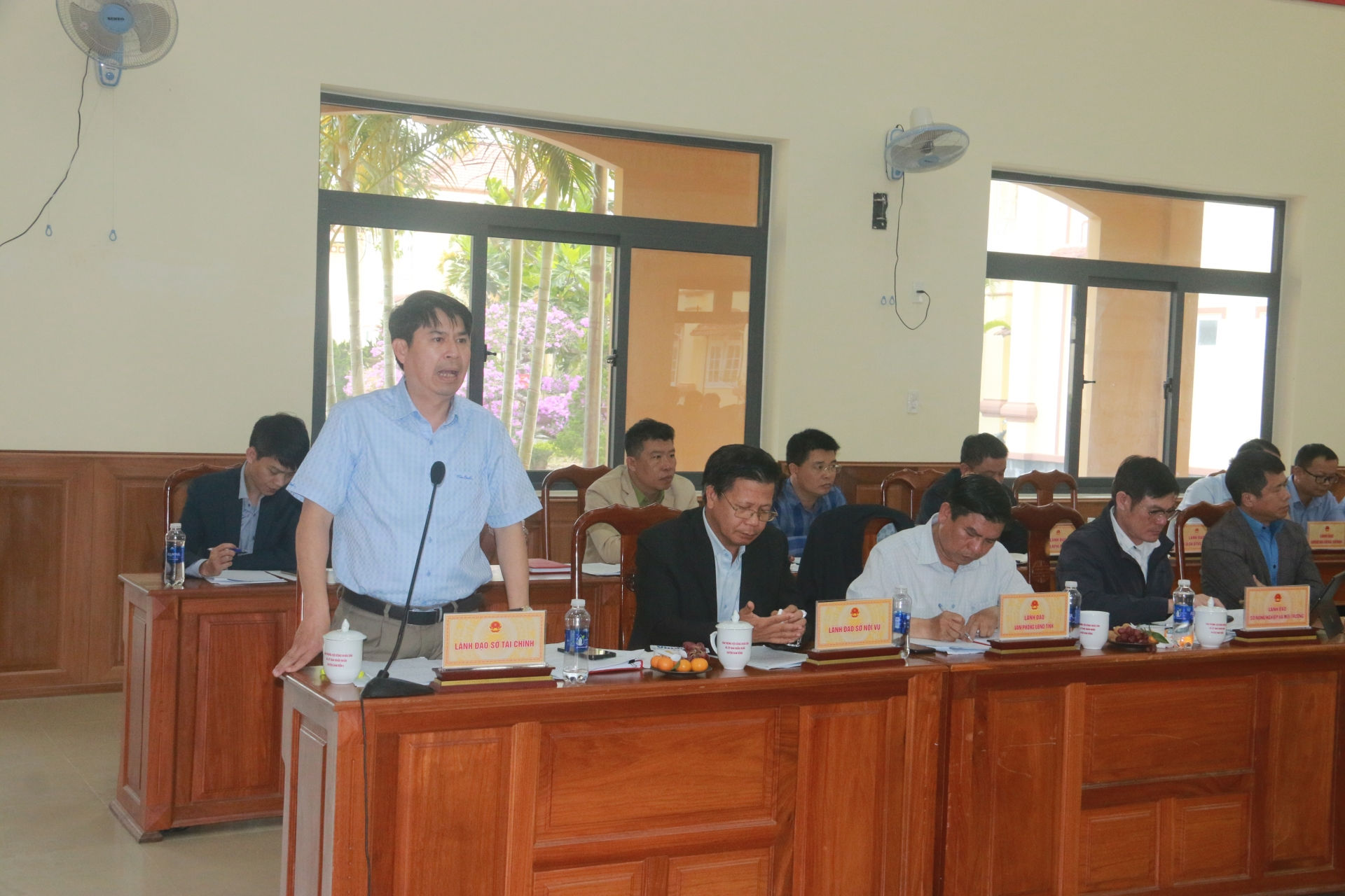 Lãnh đạo Sở Tài Chính phát biểu tại Hội nghị
