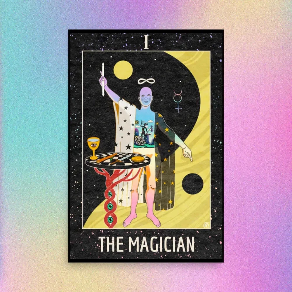 ’The Magician’ Tarot Art Print - Roving Stars 2023