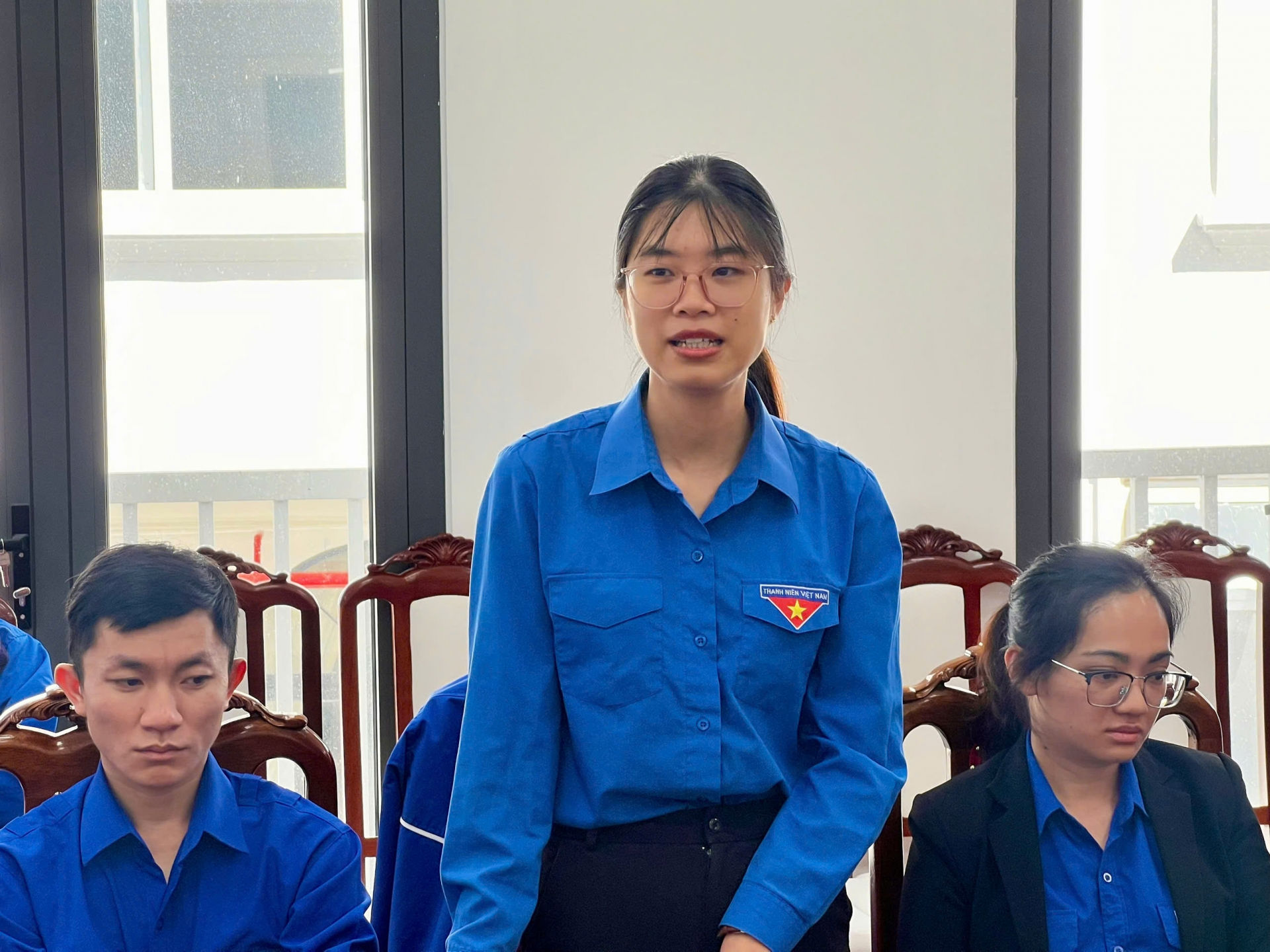 Các đại biểu trình bày những khó khăn, vướng mắc trong triển khai các hoạt động trong Tháng Thanh niên 2025