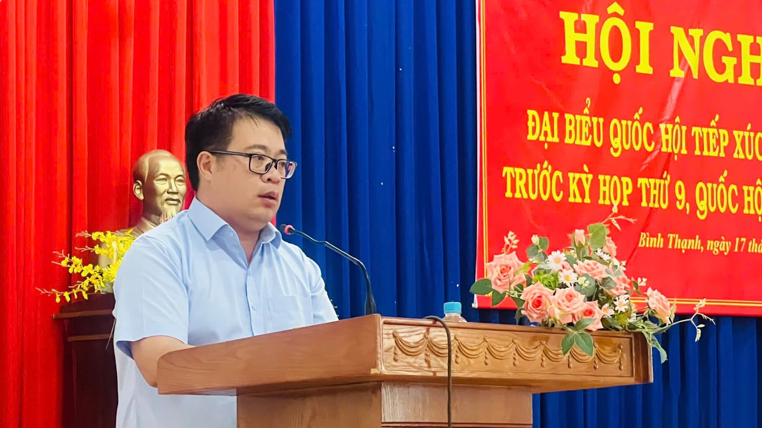 Phó Chủ tịch UBND tỉnh Lâm Đồng Nguyễn Ngọc Phúc tiếp thu, giải trình những nội dung cử tri phản ảnh thuộc thẩm quyền