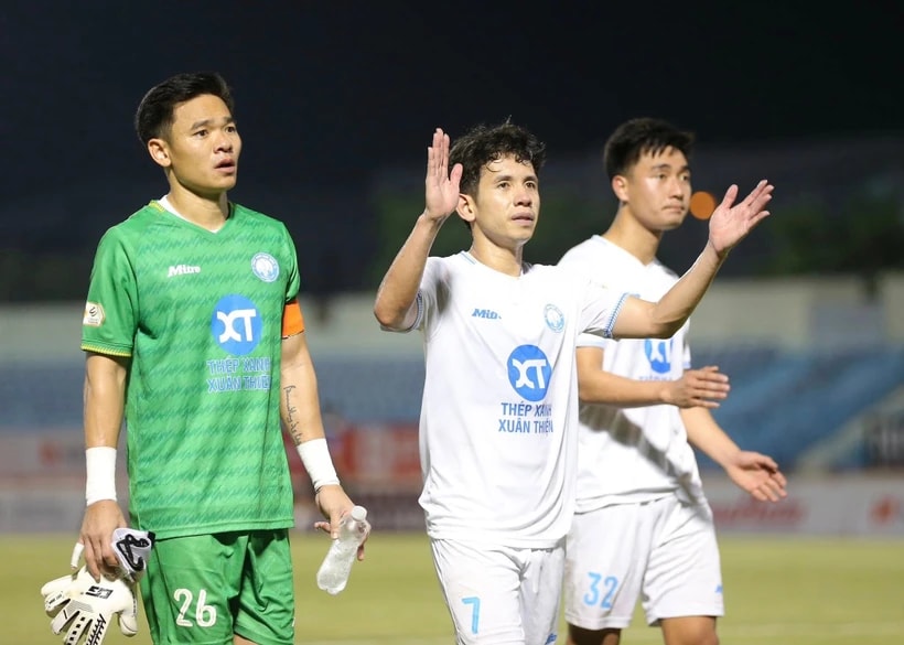 Thép Xanh Nam Định không thể giành chiến thắng ở 2 vòng đấu gần nhất tại V-League 2024-2025. (Ảnh: thepxanhnamdinh)