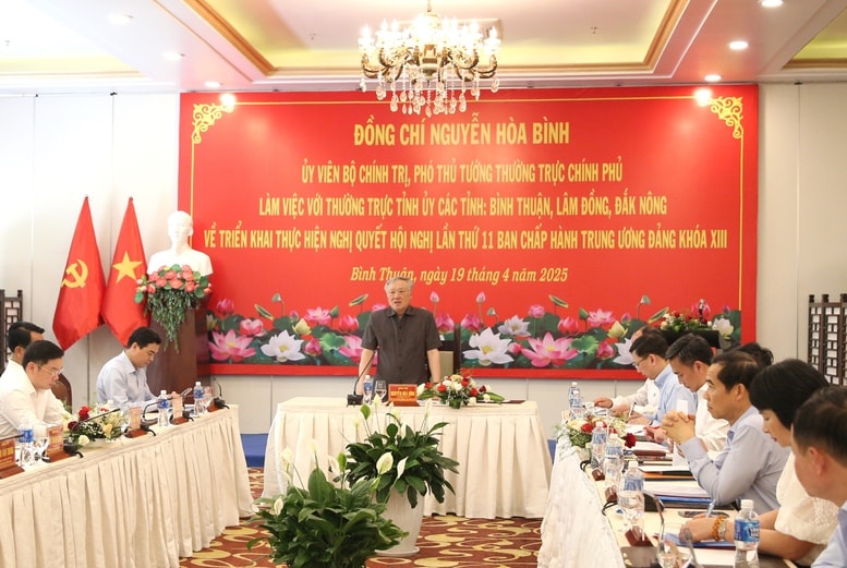 Bình Thuận, Lâm Đồng, Đắk Nông phối hợp chặt chẽ triển khai xây dựng chính quyền địa phương 02 cấp- Ảnh 1. Bình Thuận, Lâm Đồng, Đắk Nông phối hợp chặt chẽ triển khai xây dựng chính quyền địa phương 02 cấp- Ảnh 1.
