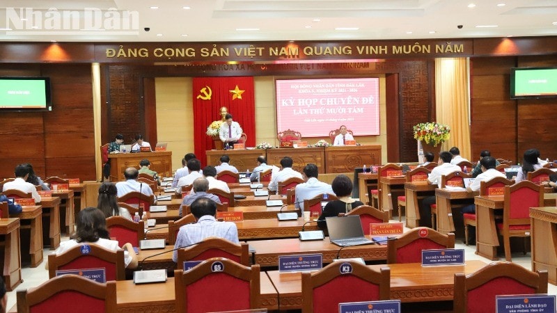 Quang cảnh Kỳ họp.
