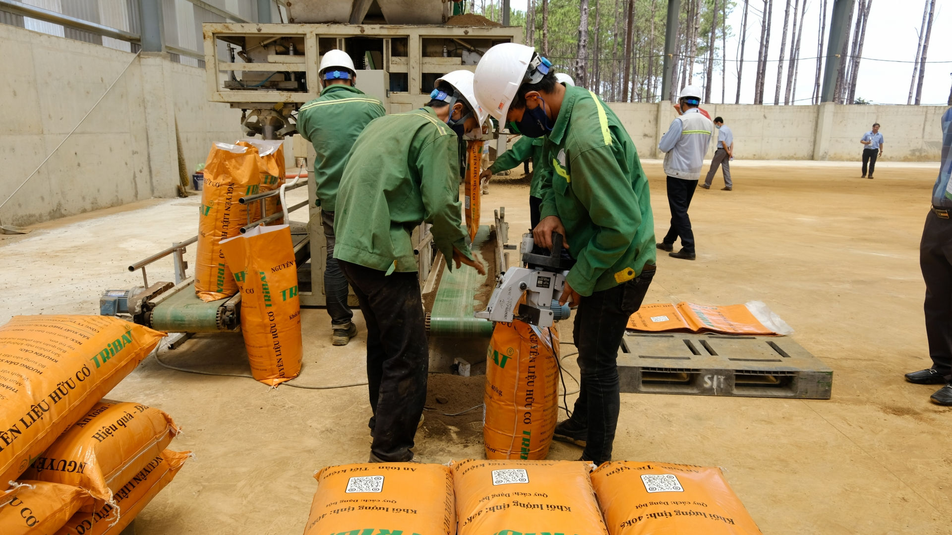 Rác sau khi xử lý hoàn tất sẽ tạo thành đất phục vụ nông nghiệp