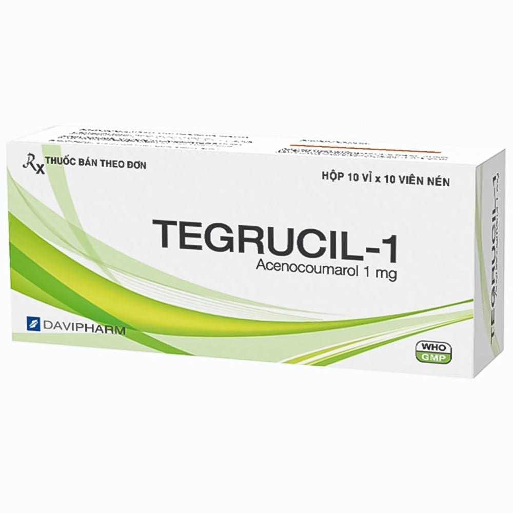 Thu hồi thuốc vi phạm mức độ 3 đối với Viên nén Tegrucil 1 (Acenocoumarol 1mg)