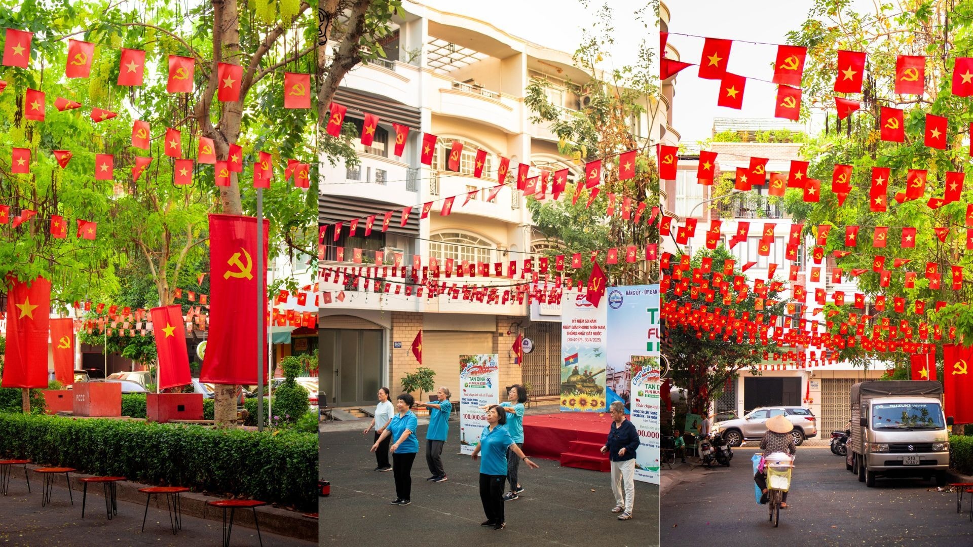Hình ảnh bình dị tại nơi sinh sống cũng được cư dân mạng chia sẻ mạnh mẽ. (Ảnh: MCC)