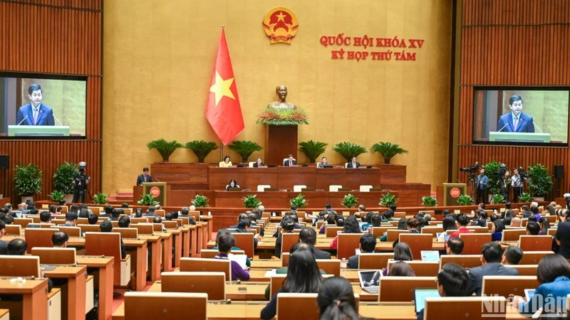 Kỳ họp thứ 8, Quốc hội khóa XV. (Ảnh minh họa: DUY LINH)