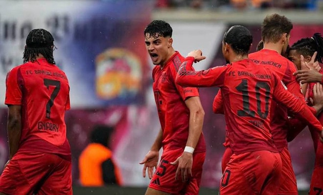 Trận hoà 3-3 trên sân RB Leipzig làm chậm thời khắc ăn mừng. (Nguồn: FcBayern) bayern-vo-dich-9.jpg