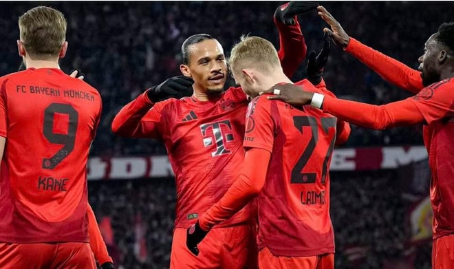 Bayern kết thúc năm 2024 với chiến thắng đậm. (Nguồn: FcBayern) bayern-vo-dich-6.jpg