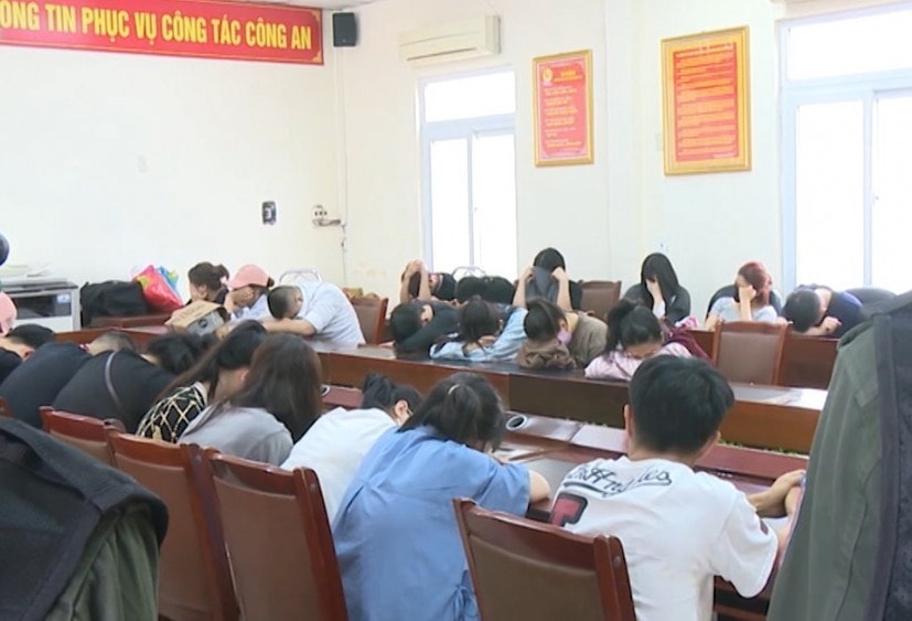 30 đối tượng trong đường dây lừa đảo đã bị bắt giữ.