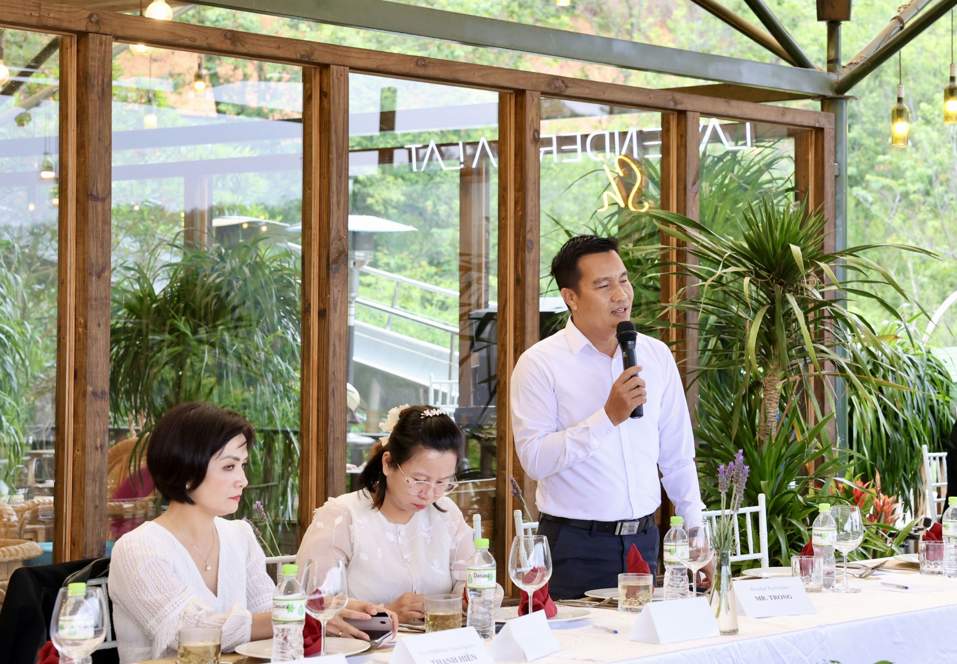 Ông Nguyễn Văn Trọng – Tổng Quản lý SAM Tuyền Lâm Golf & Resorts chia sẻ thông tin hoạt động