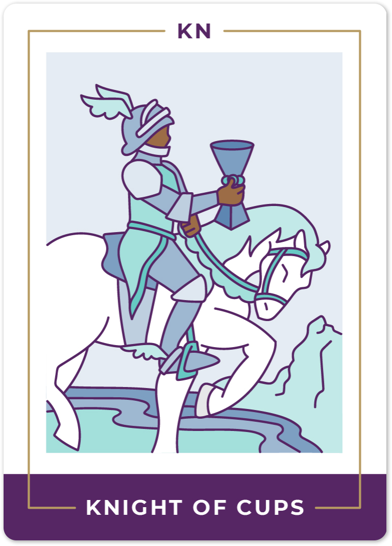 Knight of Cups Tarot Card Meanings | Biddy Tarot