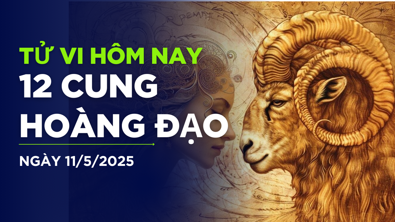 Tử vi Chủ Nhật 12 cung hoàng đạo ngày 11/5: Kim Ngưu tự tin, Bảo Bình bình tĩnh