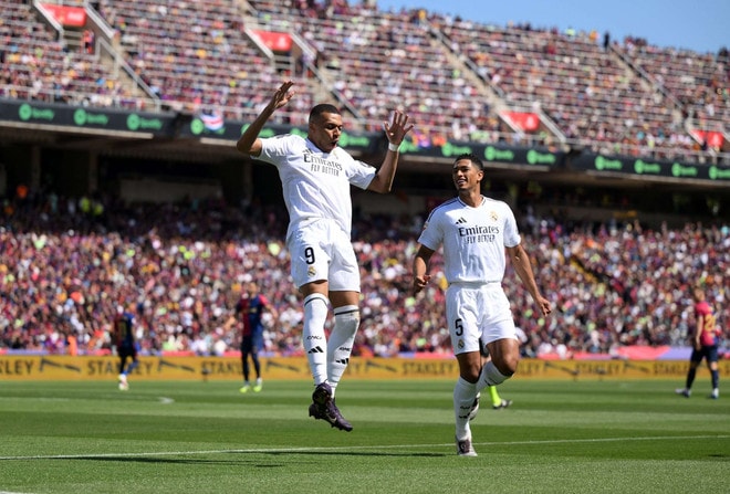 Mbappe dẫn đầu danh sách Vua phá lưới La Liga. mbappe-1205.jpg