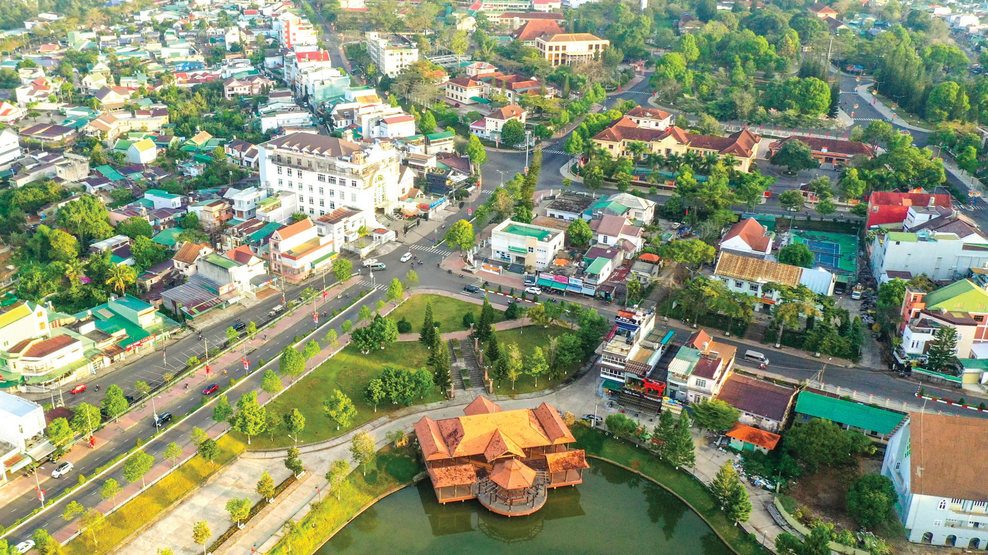 Một góc TP Bảo Lộc. Ảnh: Nguyễn Nghĩa