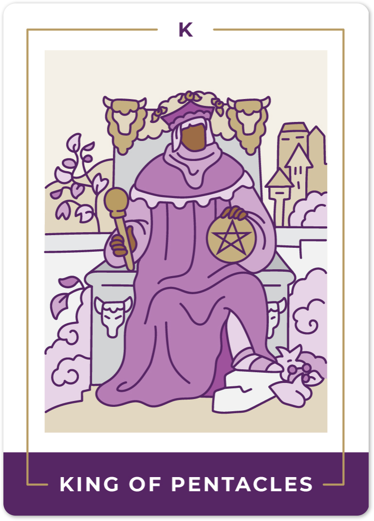 King of Pentacles Tarot Card Meanings | Biddy Tarot