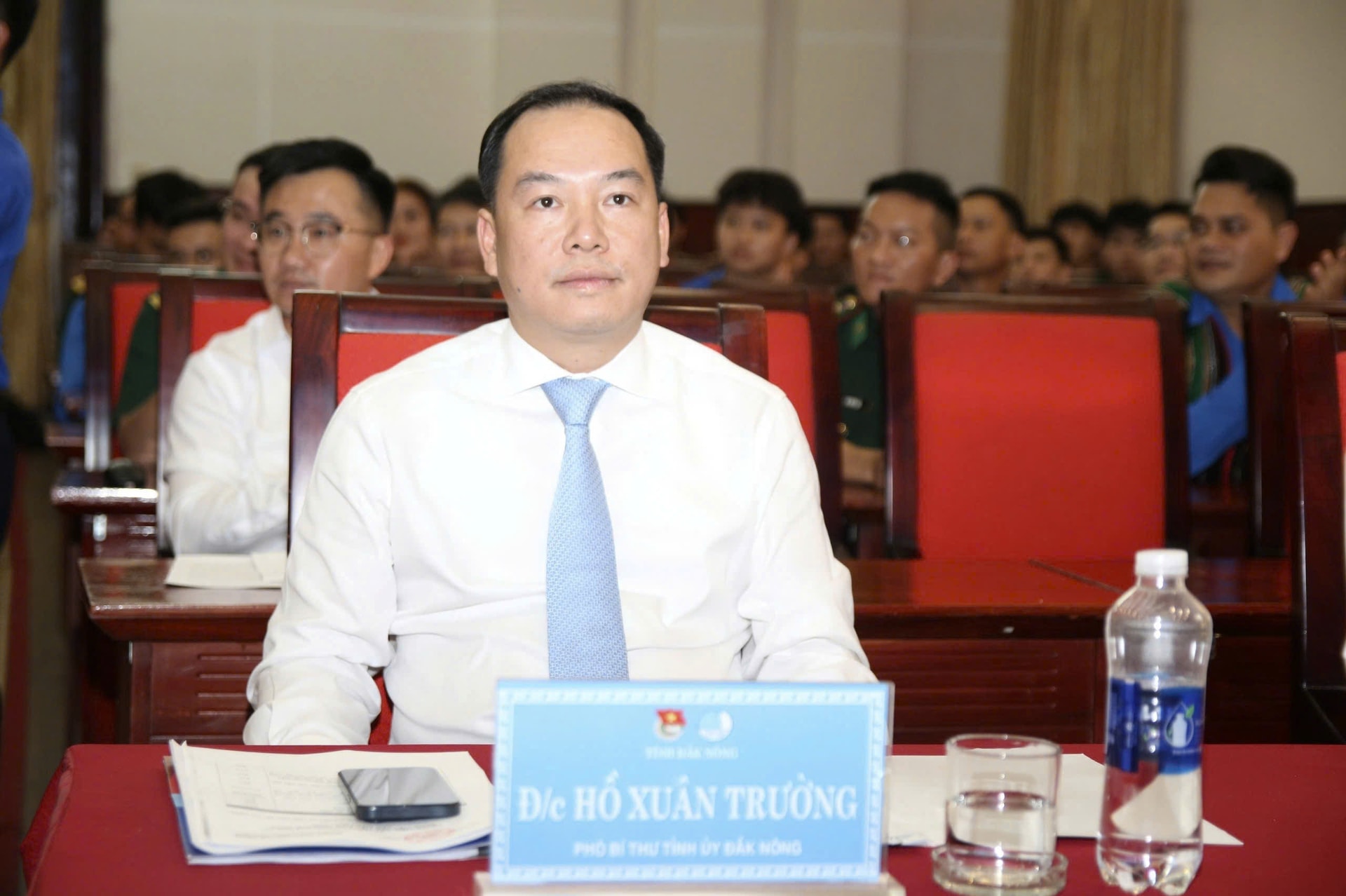Đồng chí Hồ Xuân Trường, Phó Bí thư Tỉnh ủy Đắk Nông tham dự tại chương trình