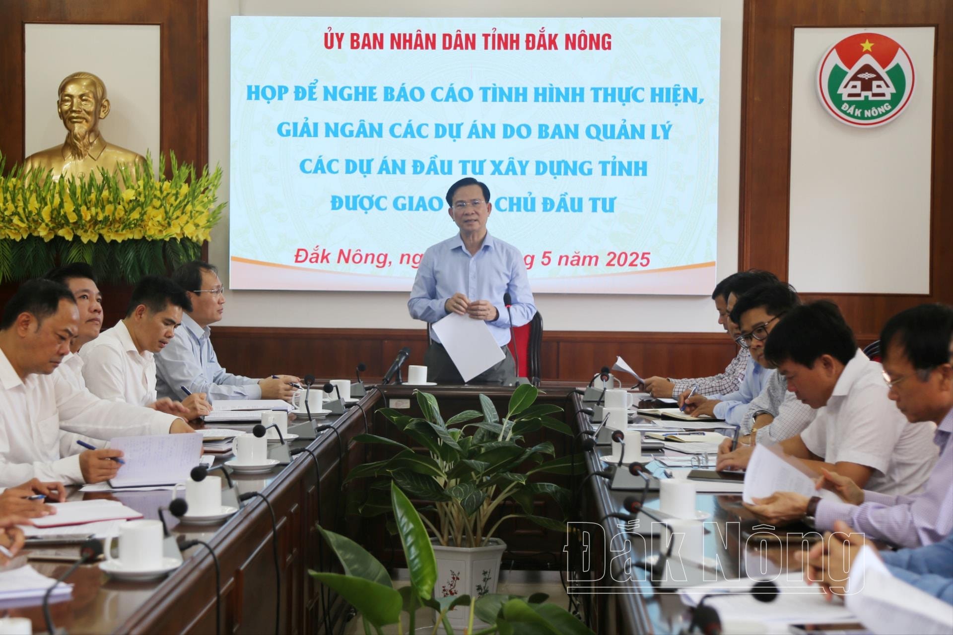 Tiến độ giải ngân của Ban QLDA Đắk Nông mới đạt 8,3% kế hoạch 2025