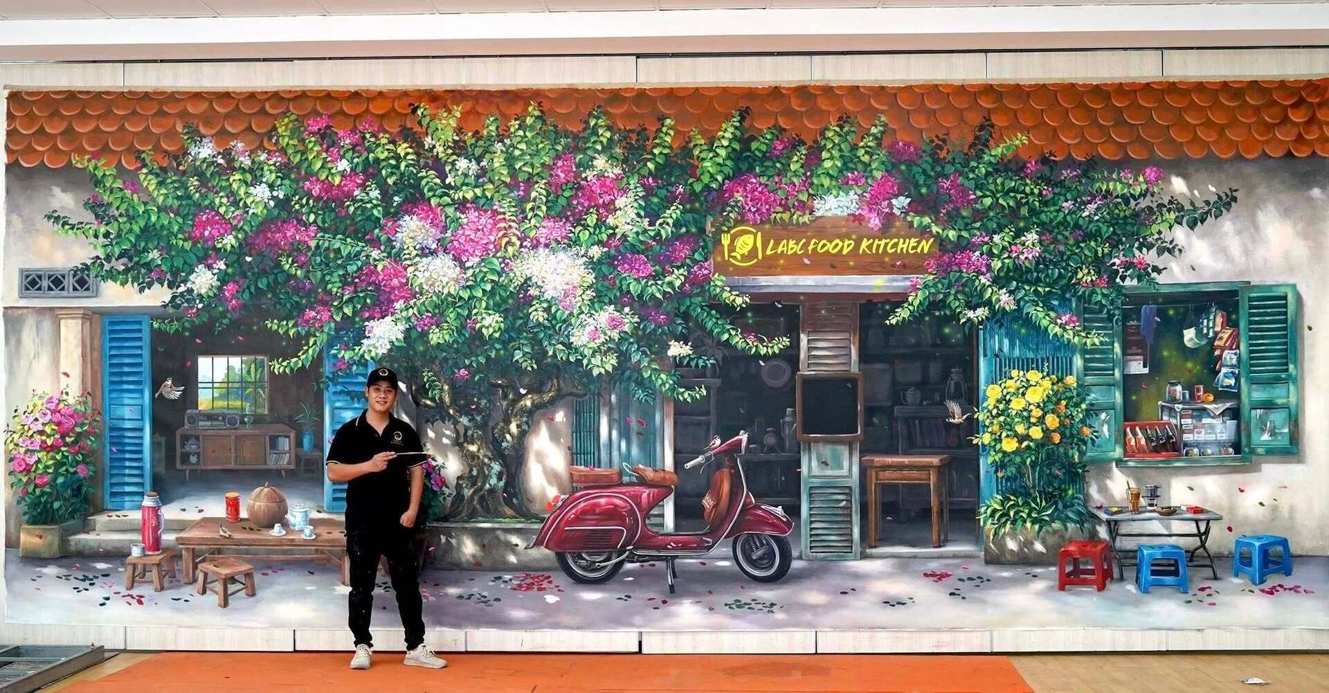 Chàng trai TP.HCM làm mô hình hổ Bengal giống thật khiến người trên phố hết hồn - 9