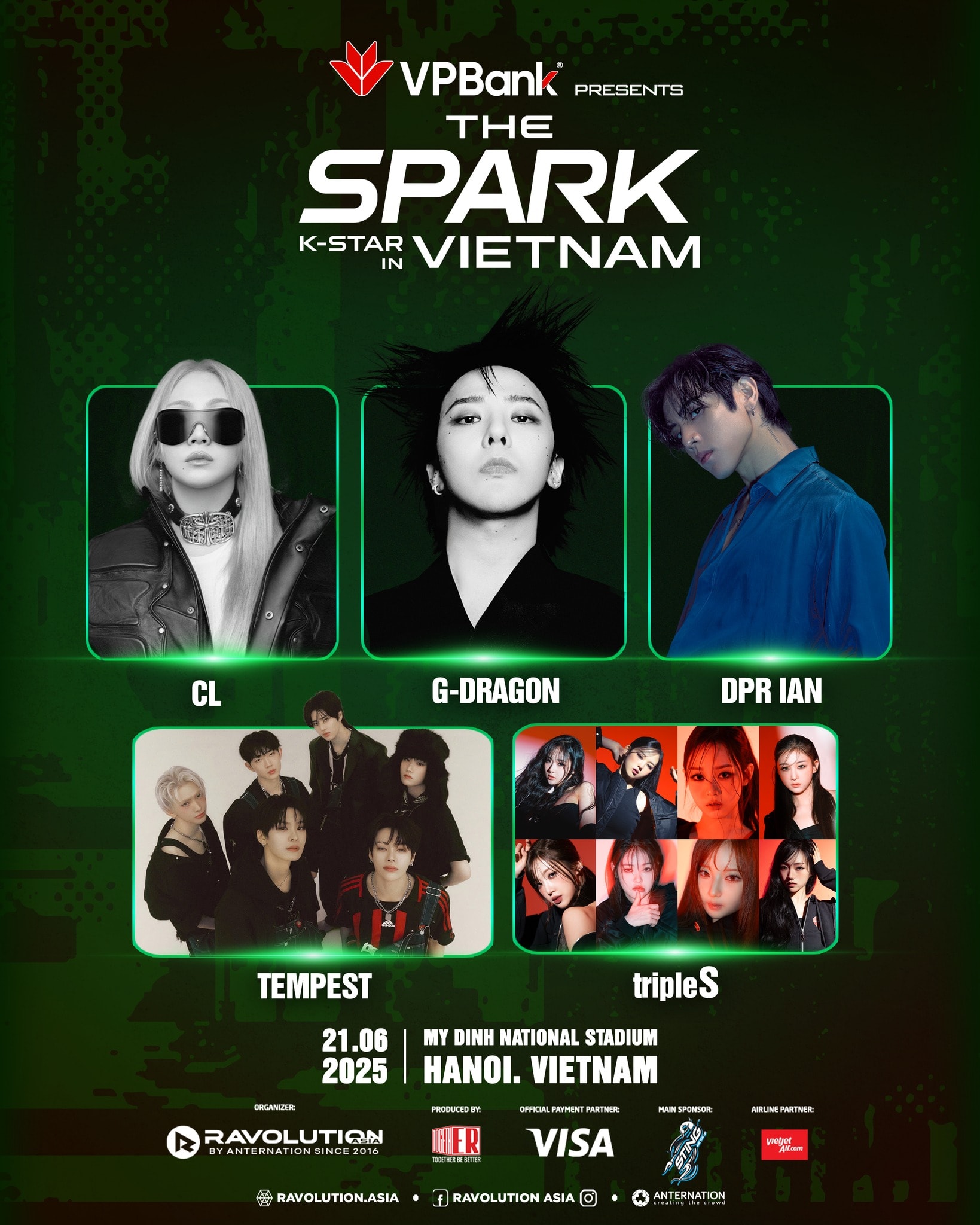 Danh sách dàn nghệ sĩ có mặt tại sự kiện K-Star Spark in Vietnam Mega Concert 2025
