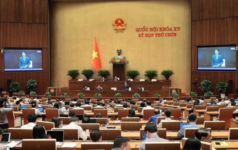Bộ trưởng Bộ Khoa học và Công nghệ Nguyễn Mạnh Hùng giải trình, làm rõ một số vấn đề đại biểu Quốc hội nêu. (Ảnh: An Đăng/TTXVN)