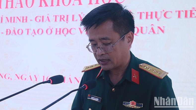 Phát huy di sản giáo dục Hồ Chí Minh trong đổi mới giáo dục-đào tạo ở Học viện Lục quân ảnh 1