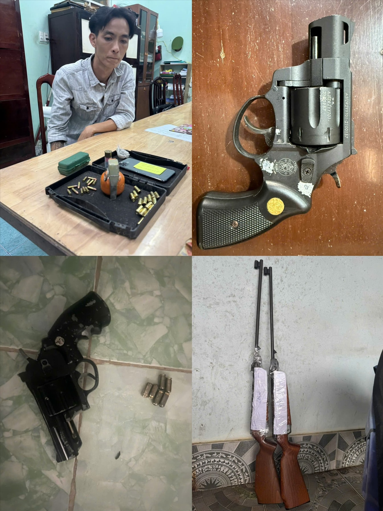 Tang vật vụ án.