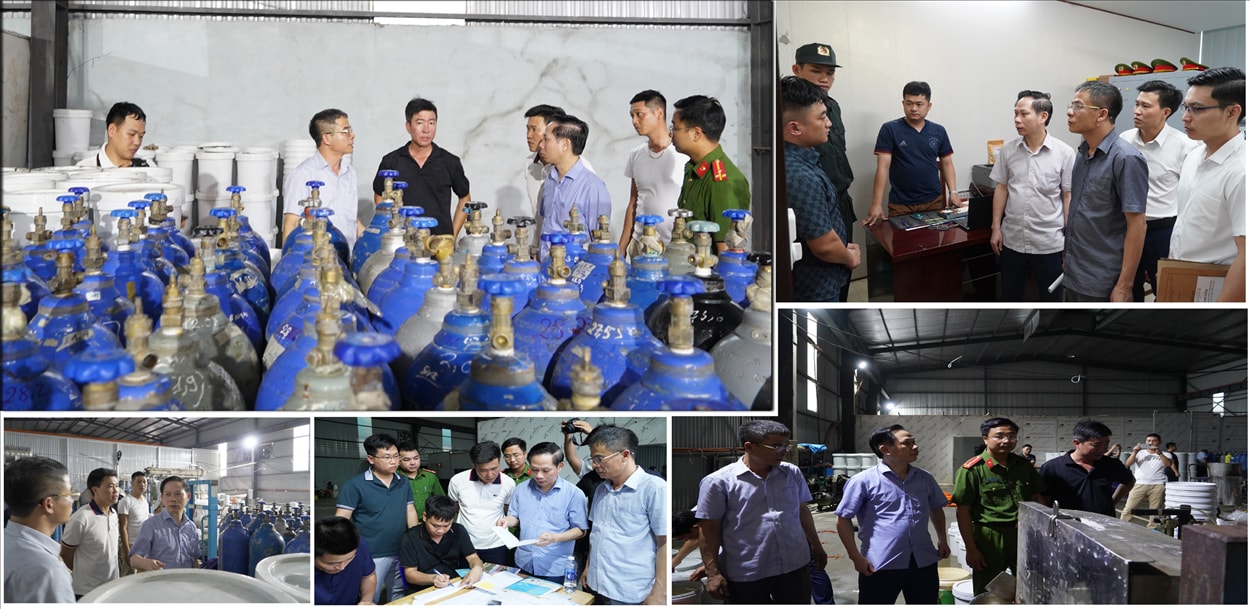 Đồng chí Phó Giám đốc Công an tỉnh chỉ đạo công tác đấu tranh phá án.