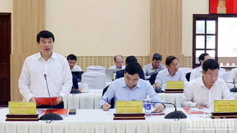 Đồng chí Nguyễn Hòa Bình làm việc với Ban thường vụ 3 tỉnh Lâm Đồng, Bình Thuận và Đắk Nông ảnh 5