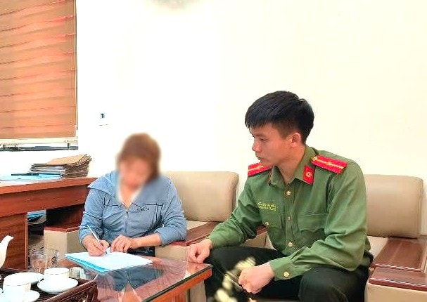 Cơ quan Công an làm việc với B.H.T.