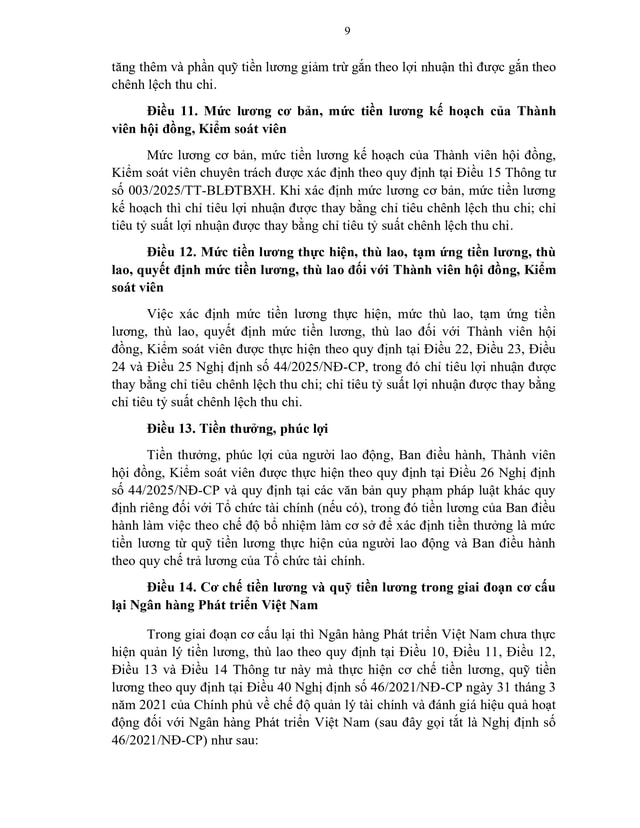 Thông tư 07/2025/TT-BNV hướng dẫn về thực hiện tiền lương, thù lao, tiền thưởng trong doanh nghiệp nhà nước- Ảnh 10. Thông tư 07/2025/TT-BNV hướng dẫn về thực hiện tiền lương, thù lao, tiền thưởng trong doanh nghiệp nhà nước- Ảnh 10.