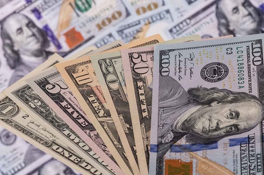 Tỷ giá ngoại tệ hôm nay 265 Chỉ số DXY đã  giảm xuống dưới mốc 100