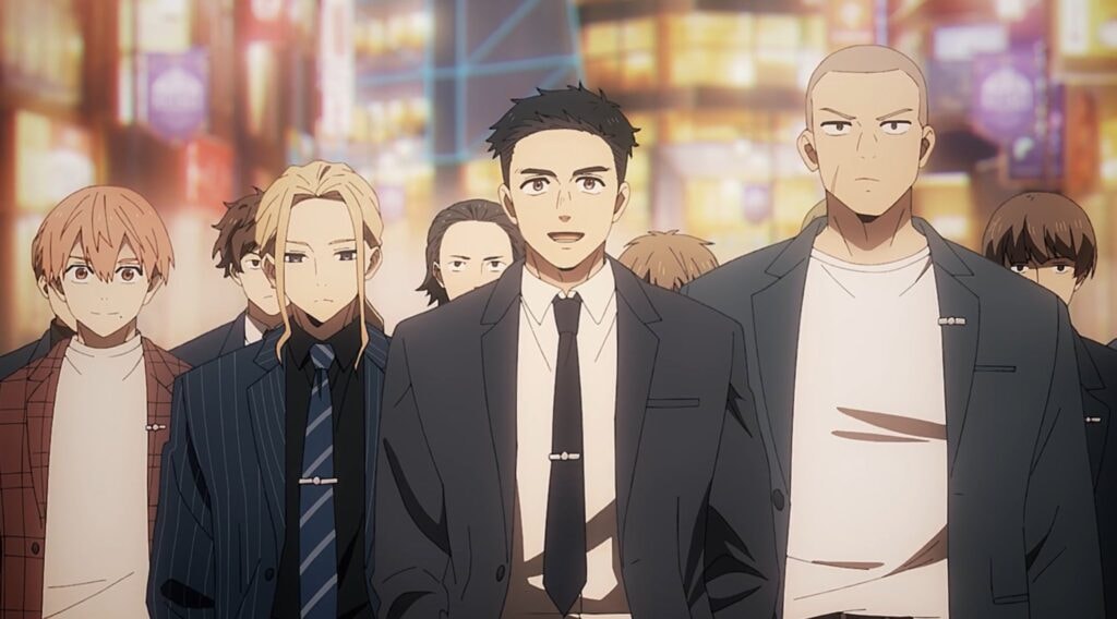 Roppo Ichiza members in the anime
