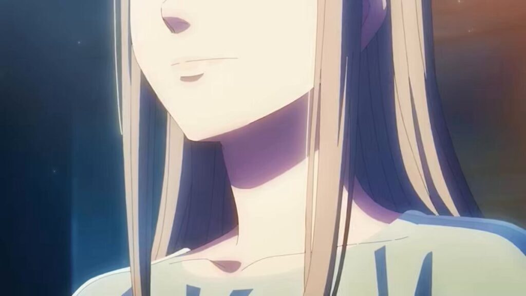 Shizuka singing in the Ougi Club in Wind Breaker anime.