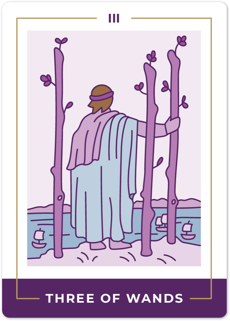 Three of Wands Tarot Card Meanings | Biddy Tarot